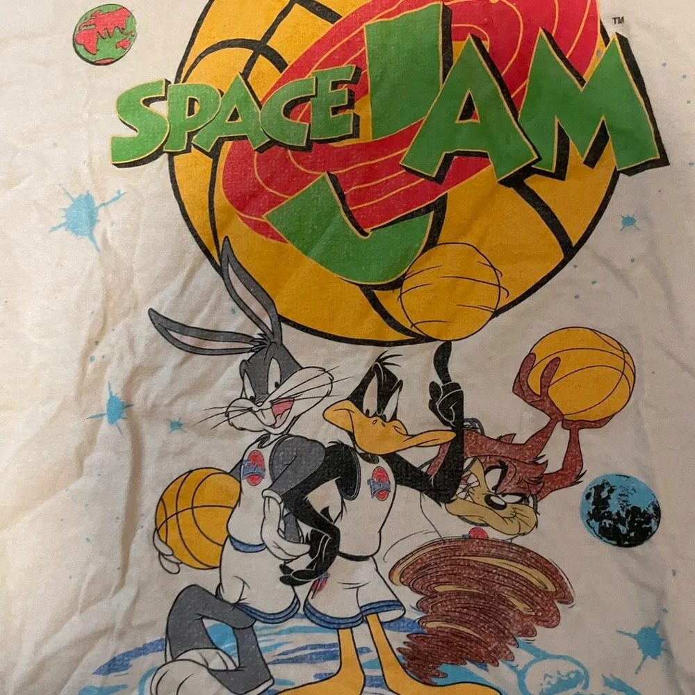 Space Jam Vintage Dyed T-Shirt - Picture 3 of 5